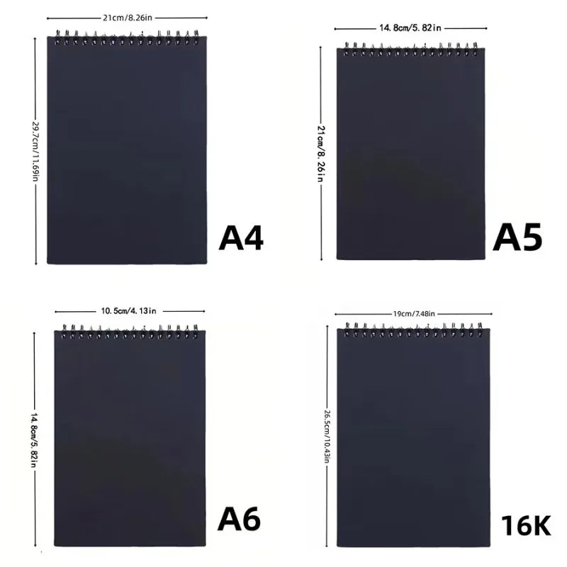 1 Pack 30-Sheets Top Spiral Bound Sketch Book Acid Free Art Sketchpad for Artistic Drawing Painting & Writing