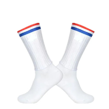 Aero Anti Slip Silicone Cycling Socks Men Bicycle Sport