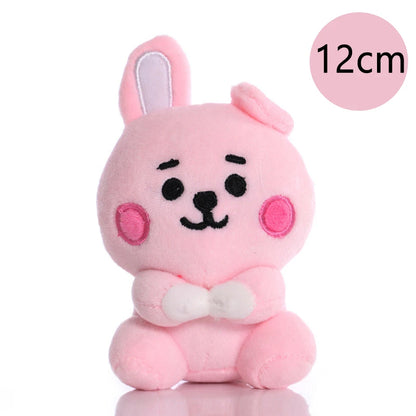 Cartoon Animal Plush Keychain Pendant Soft Bag Charm