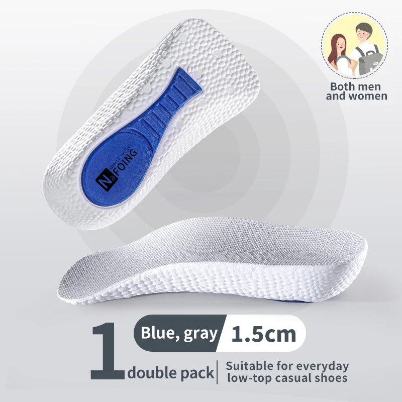 Memory Foam Height Increase Insoles Orthopedic Arch Support