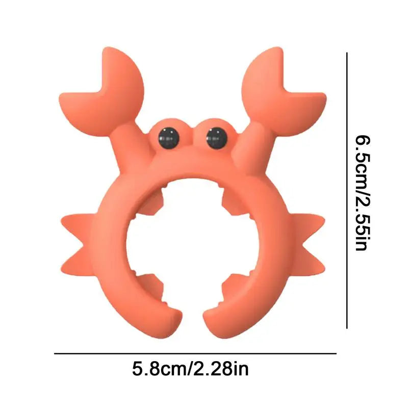 Crab Silicone Utensil Rest Countertop Ladle Holder Pot Clip