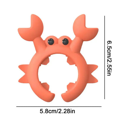 Crab Silicone Utensil Rest Countertop Ladle Holder Pot Clip