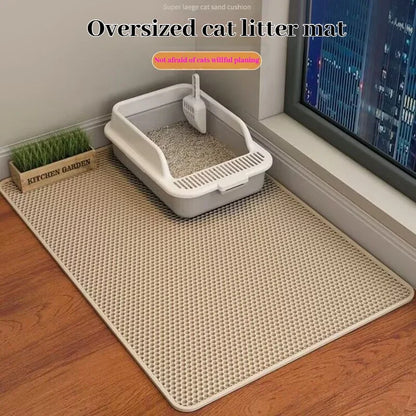 Cat Litter Mat 2 Layer Design Waterproof Pet Base