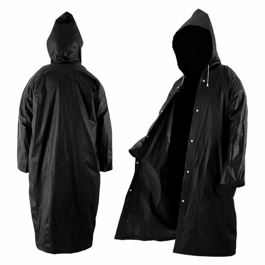 Waterproof EVA Unisex Raincoat Thickened Hooded Rainwear