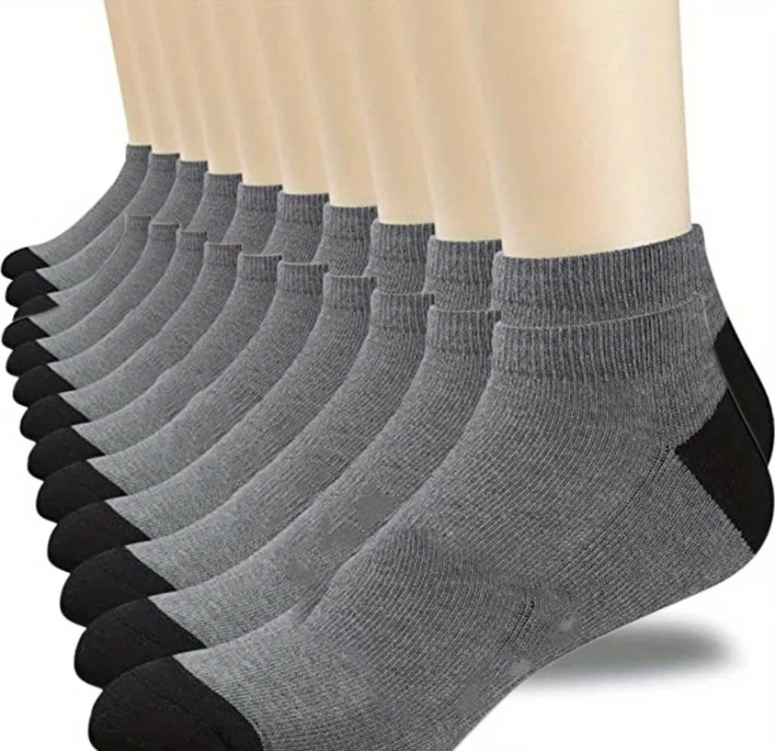 Con Sports Stockings Men Bamboo Fiber Deodorant 10 Pack