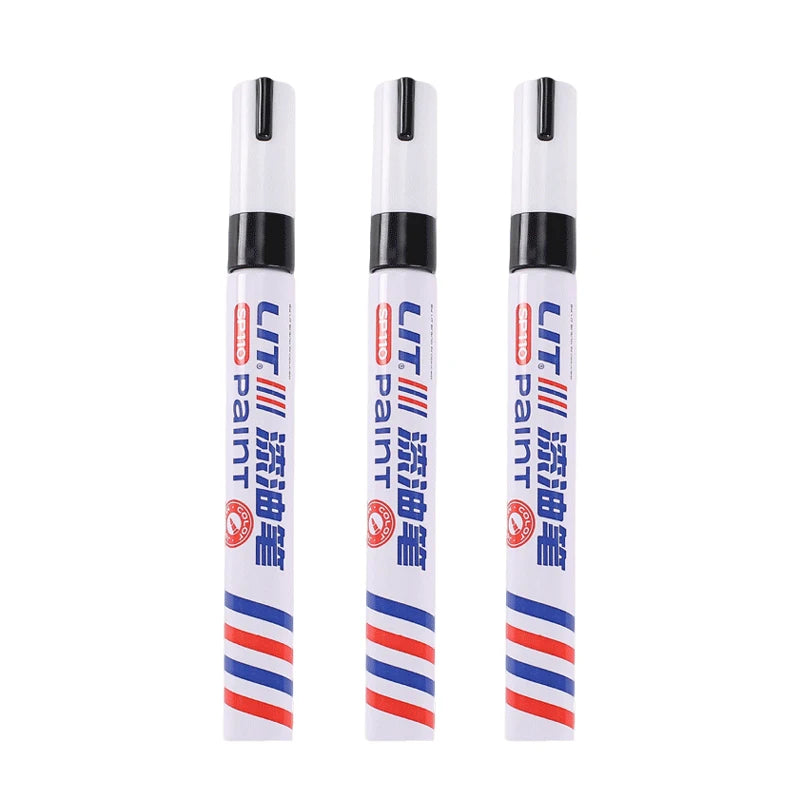 Waterproof Permanent Paint Marker Set 3mm Oil Based Pens