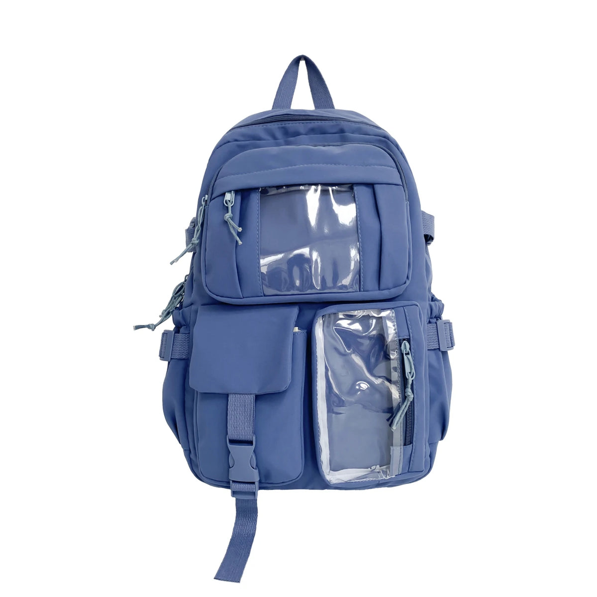 New Cute Nylon Backpack Suitable for Young Girls, Female Students, and Ladies, Multi-Pocket Student Backpack