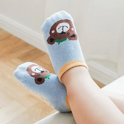 Kids Cotton Socks Cute Cartoon Animal Pattern Baby Socks