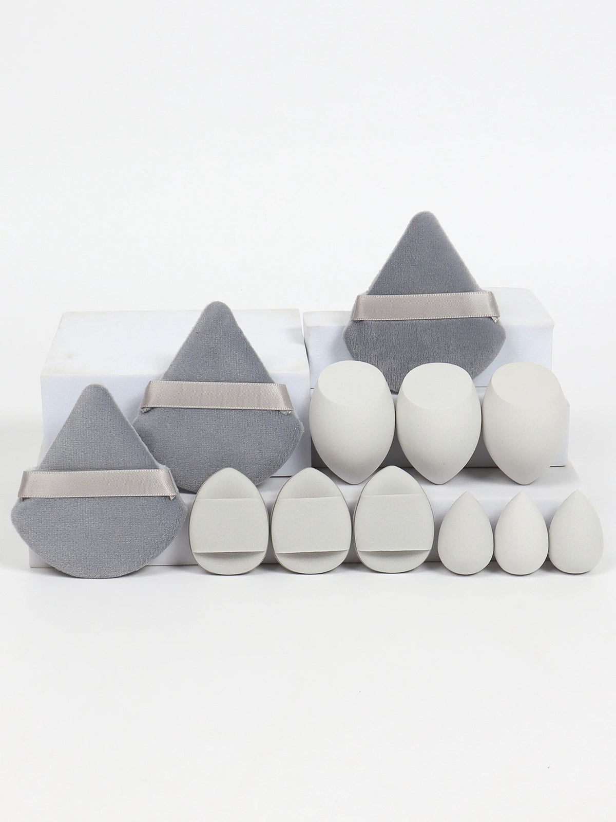 12 Piece All Purpose Makeup Sponge Set Powder Puffs