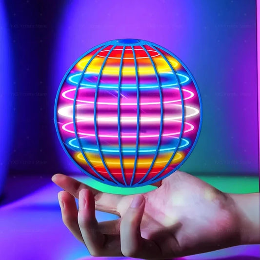 Auto Spinning LED Flying Ball Floating Magic Orb Toy