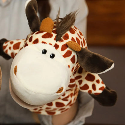 Cartoon Plush Hand Finger Puppets Family Storytelling Toy