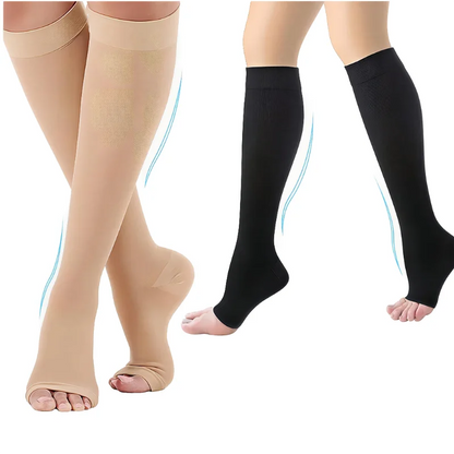 Compression Socks Medical Prevent Varicose Veins Toeless