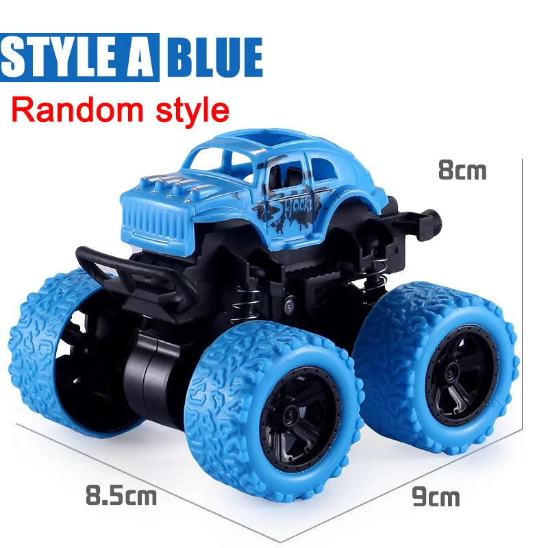Pull Back Off Road Toy Car 360 Rotation Stunt SUV