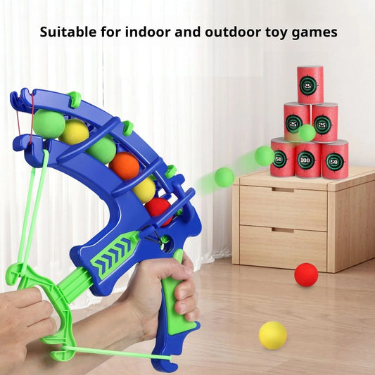 Slingshot Sticky Ball Dartboard Montessori Target Game