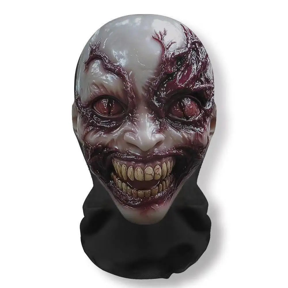 Creative headpiece Halloween carnival funny headgear cosplay costume comical wig mask prank props party decoration