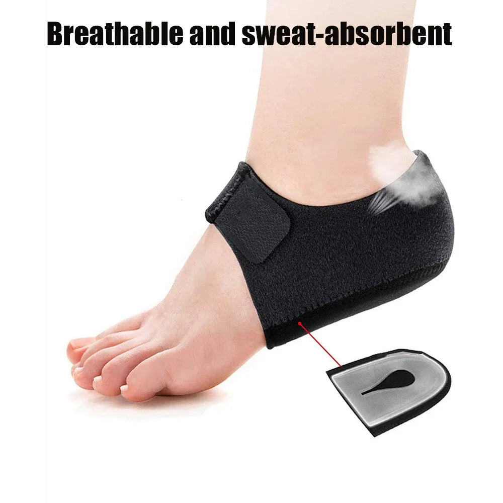 Plantar Fasciitis Heel Cups Silicone Gel Pain Relief Pads