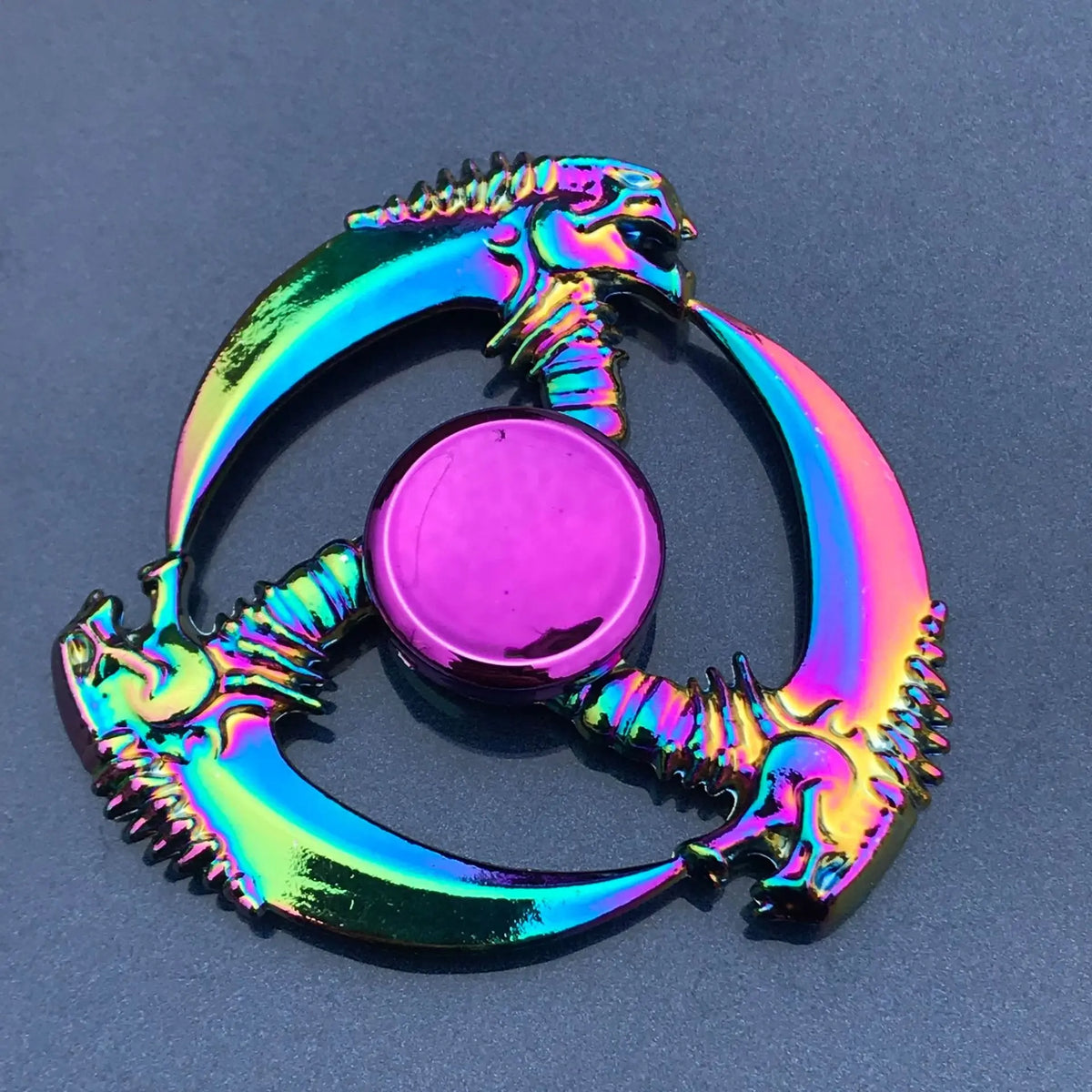 Rainbow Metal Fidget Spinner Colorful High Speed Toy