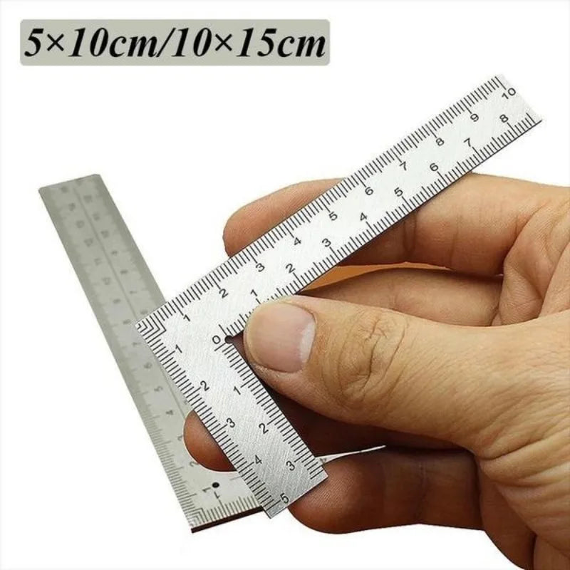 Metal Ruler Stainless Steel L Square Measuring Layout Tool