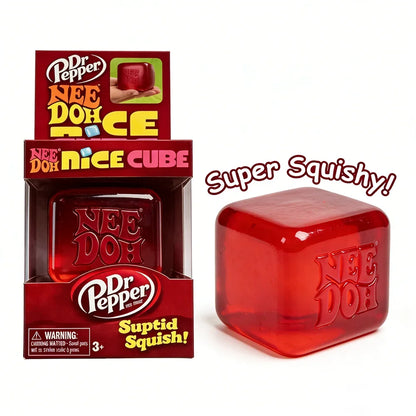 Soda Can Ice Cube Squishy Toy Soft Stress Relief Fidget