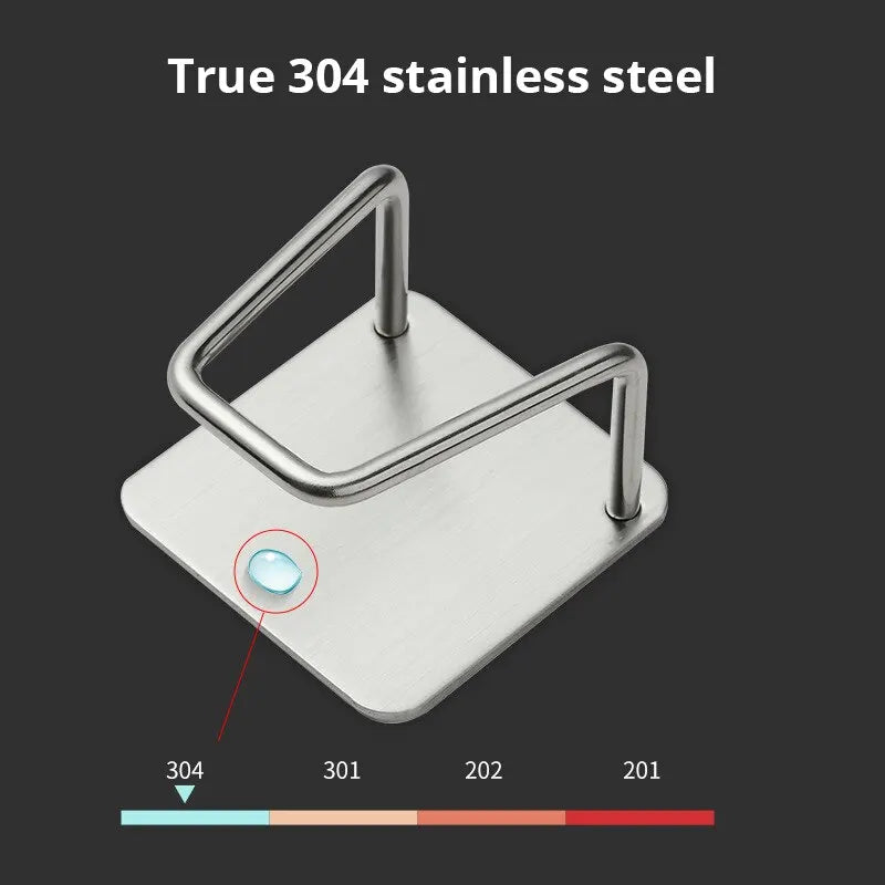 Stainless Steel Sink Sponge Rack Kitchen Sponge Holder