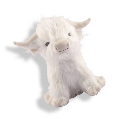 Simulation Highland Cow Plush Toy Stuffed Animal Doll