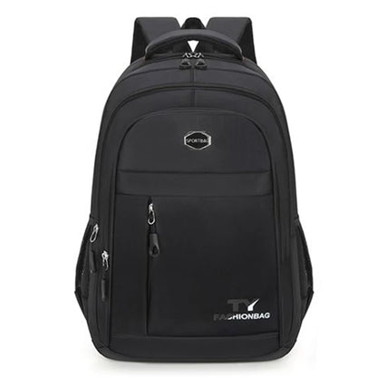 Large Business Travel Backpack Neutral Style Nylon Student Bag