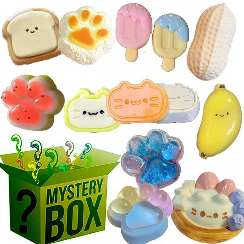 Kawaii Cat Paw Mochi Squishy Fidget Stress Toy