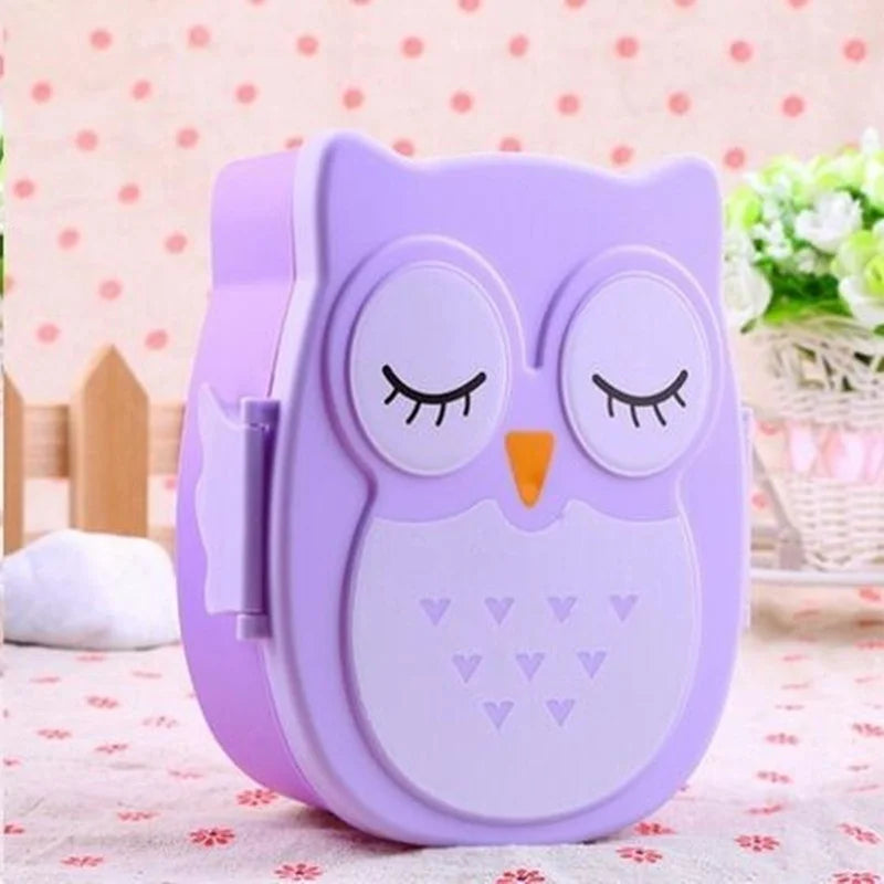 1 Pcs Food Container Carton Dinnerware Cutlery Portable Plastic Children Students Lunch Box Bento Box