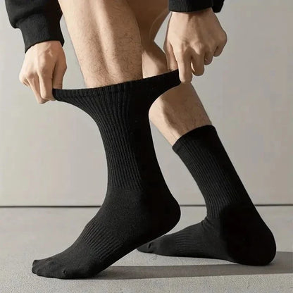 Men Breathable Crew Sports Socks Sweat Absorbing Pack