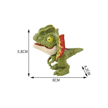Jurassic Finger Dinosaur Triceratops Tyrannosaurus Model