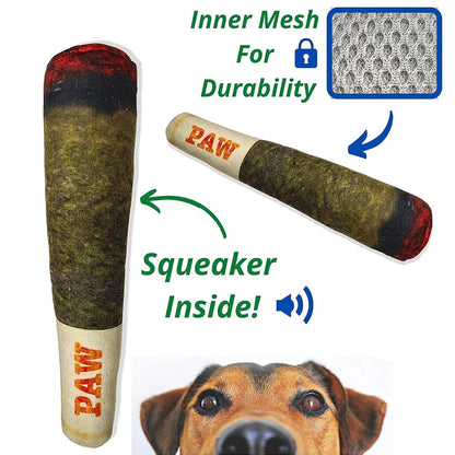 Plush Squeaky Dog Toy Stuffed Fleece Pet Chew Toy