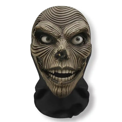 Realistic 3D Horror Skull Zombie Full Face Mask Breathable Mesh Headgear Cosplay Prop for Halloween Party Prank Carnival Costume