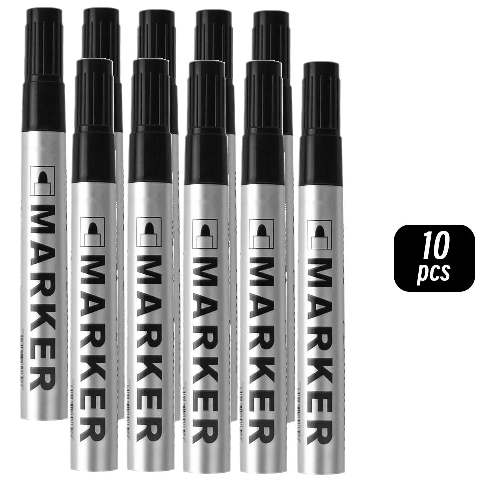 Waterproof Permanent Paint Marker Pen Black Oily Tyre Marker