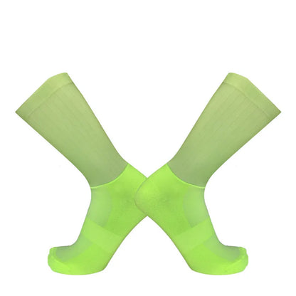 Aero Anti Slip Silicone Cycling Socks Men Bicycle Sport