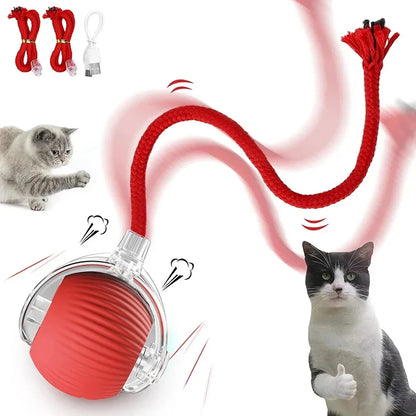 Rechargeable Automatic Rolling Ball Cat Toy Electric
