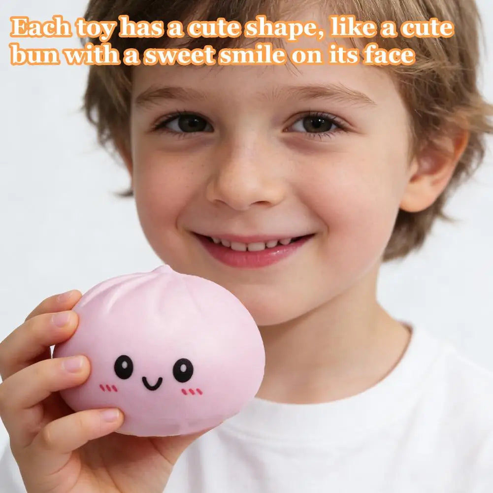 Steamed Bun Squishy Toy Squeezable Sensory Fidget