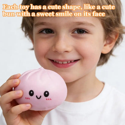 Steamed Bun Squishy Toy Squeezable Sensory Fidget