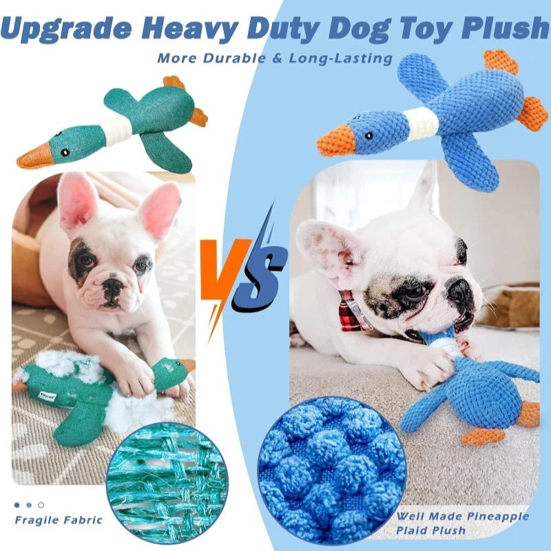 Squeaky Pet Chew Plush Toy Fleece Dog Teasing Doll