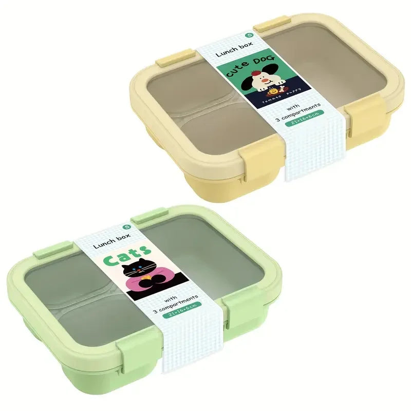 Leakproof Silicone Bento Lunch Box Stackable Food Storage Container