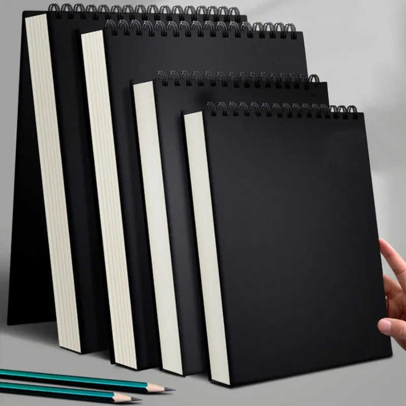 1 Pack 30-Sheets Top Spiral Bound Sketch Book Acid Free Art Sketchpad for Artistic Drawing Painting & Writing
