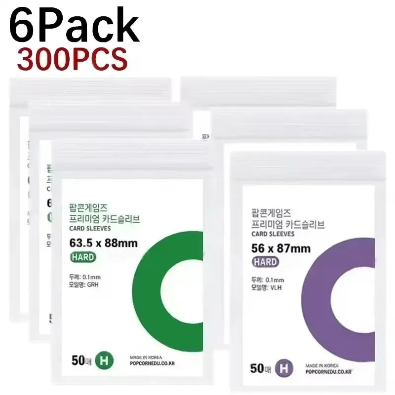 Transparent Idol Card Protective Sleeves Waterproof Holders