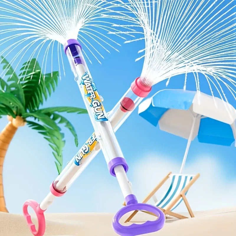 Pull Back Water Gun Spray Toy Summer Pool Blaster