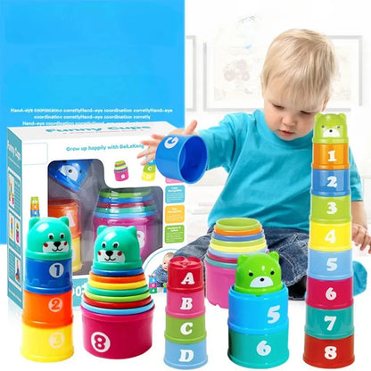 Quick Stacking Speed Cup Game Brain Response Battle
