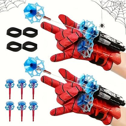 Spider Web Launcher Wrist Toy Set 2 Pack Superhero Accessories