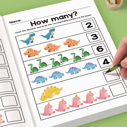 Children Math Tracing Addition Subtraction Workbook Activity
