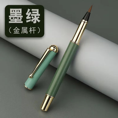 New Watercolor Brush pen Soft Art drawing Calligraphy Brushes Refillable Ink Fountain Pens School Student Supplies