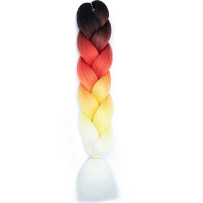 24 Inch Jumbo Braiding Hair Synthetic Afro Ombre Extensions