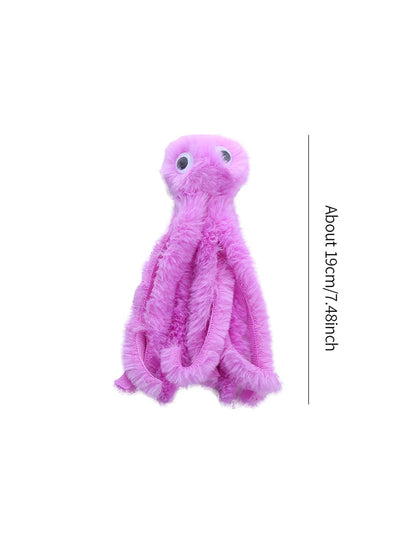 Cute Octopus Cat Plush Toy Interactive Indoor Teaser