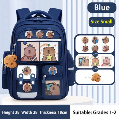 Waterproof Student School Backpack Large Capacity Ergonomic Rucksack