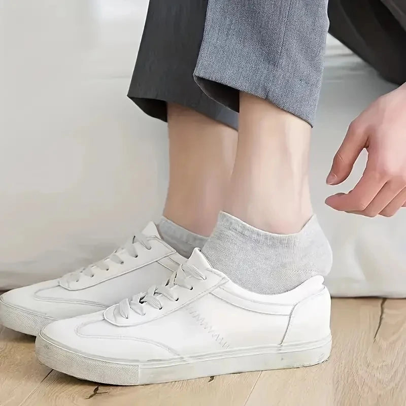 Unisex Comfort Fit Ankle Socks Breathable Low Cut 5 Pack
